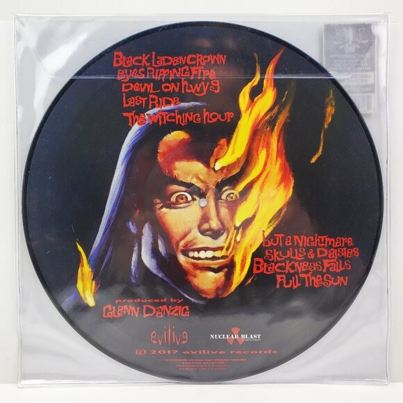 Danzig Black Laden Crown Vinyl Picture Disc Record Evilive Limited Edition 1,000 - Picture 2 of 9